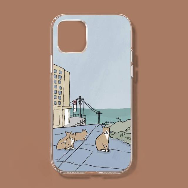 Чехол для телефона с милыми японскими кошками в стиле ретро для Iphone 11 12 13 Mini Pro Xs Max 8 7 6 6s Plus X 5S Se 2020 Xr