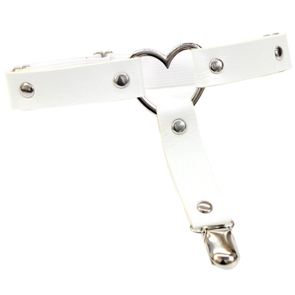 Кожаные гетры в форме сердца