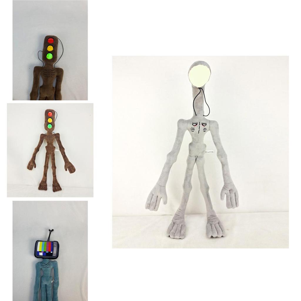 Мягкая 21-дюймовая плюшевая игрушка Аниме Scp Голова Сирены, гнущаяся кукла для фанатов ужасов