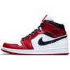 Air 1 Mid Chicago Men Sneakers White Gym-Red Black 554724-173