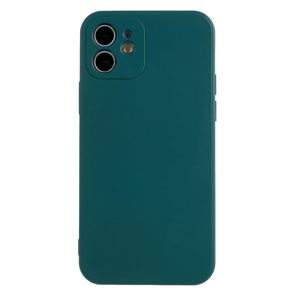 For iPhone 12 Case Precise Cutouts TPU Fiber Lining Shockproof Phone Cover