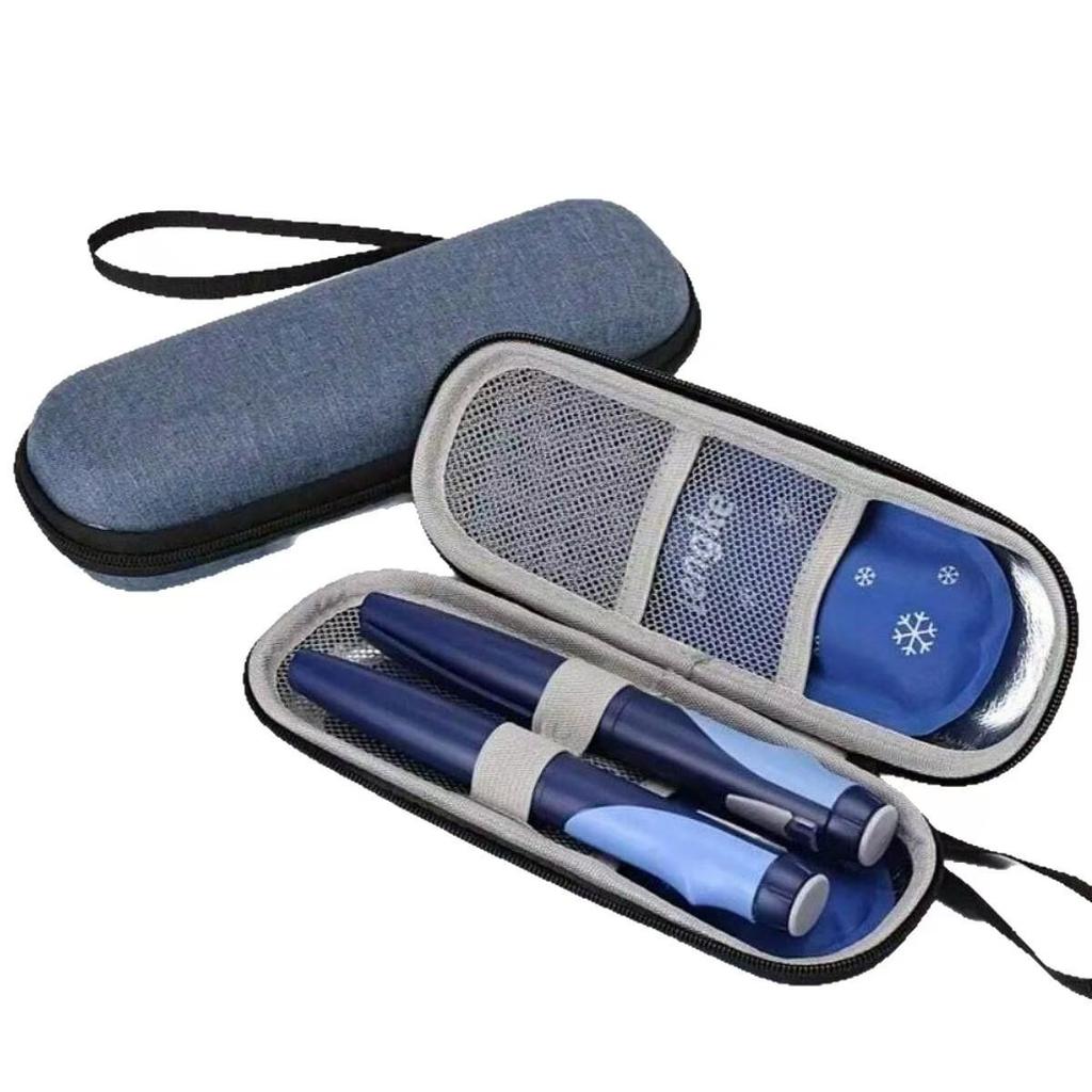 Сумка-холодильник для инсулина, портативная, с термоизоляцией, водонепроницаемый пакет со льдом для путешествий, сохраняет лекарства свежими, идеально для диабетиков