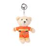 Дорожная полиция Маленький медведь панда плюшевые игрушки брелок полиция пожарные животные брелок кулон автомобиль рюкзак подвески сумка декор подарки