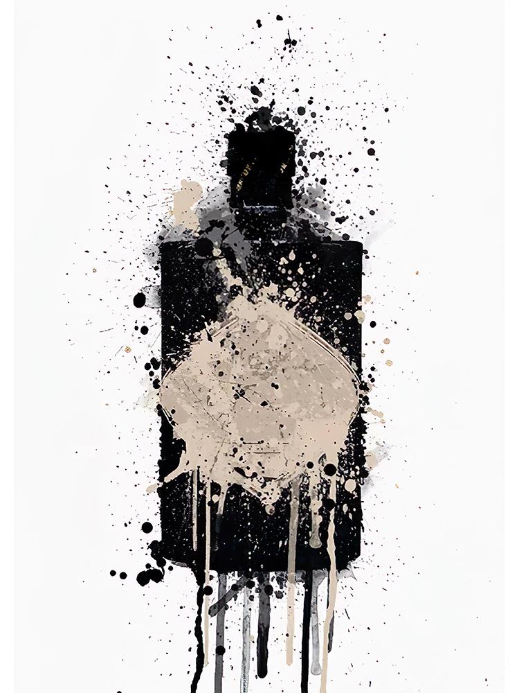 Абстрактные граффити, художественные флаконы для духов, картина на холсте, модные роскошные настенные художественные картины для современной гостиной, Настенный декор, Cuadro