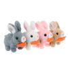 1Pcs Electronic Plush Bunny Toy Interactive Simulated Rabbit Doll Non-Toxic Soft Material for Kids Easter Birthday Party Favor