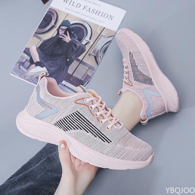 Кроссовки 2024 года, модные женские туфли на платформе со шнуровкой, летние спортивные туфли больших размеров с сеткой на плоской подошве, женские вулканизированные туфли