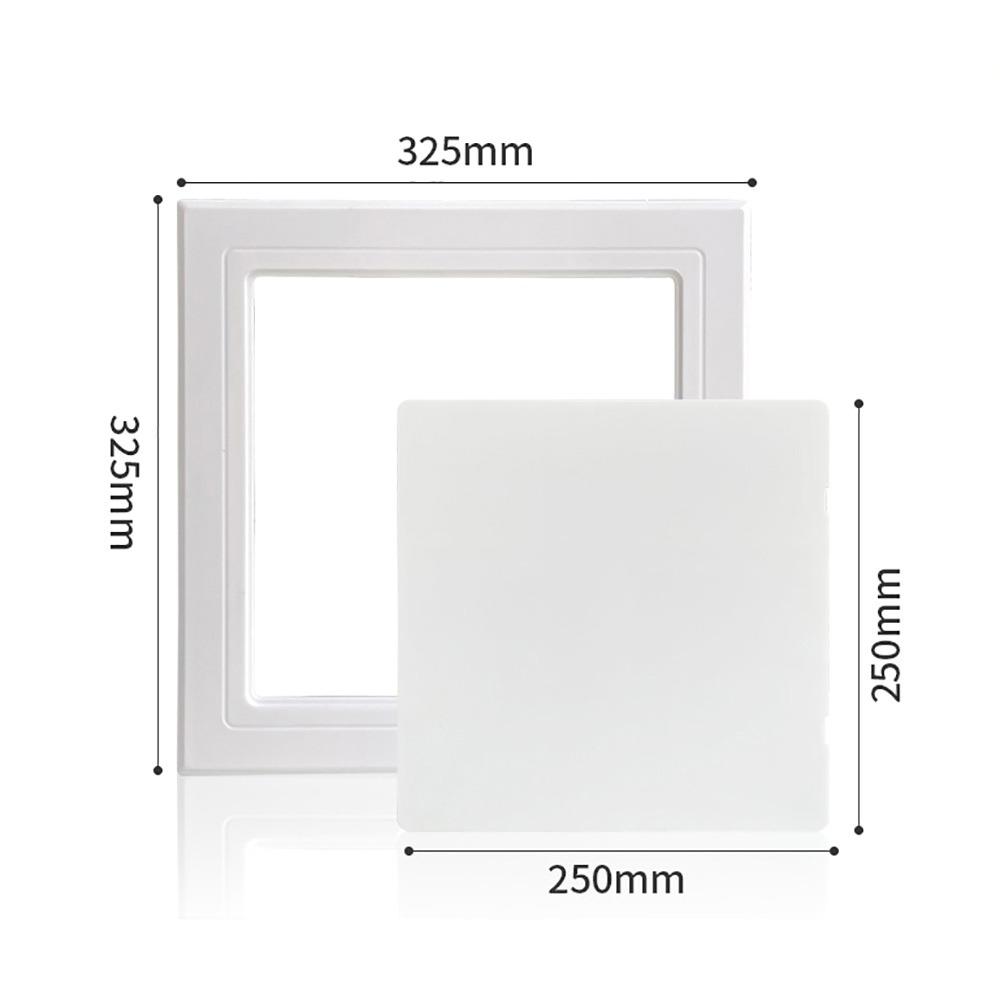 Inspection Port Self-adhesive Access Panel Door White Plastic Inspection Hole Removable Hinged Access Hatch Doors Wall Ceiling