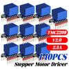 Драйвер шагового двигателя TMC2209 V2.0 2.5А пиковый Stepstick Бесшумный драйвер Поддержка режима Step/Dir и Uart для 3D-принтера SKR V1.3/1.4