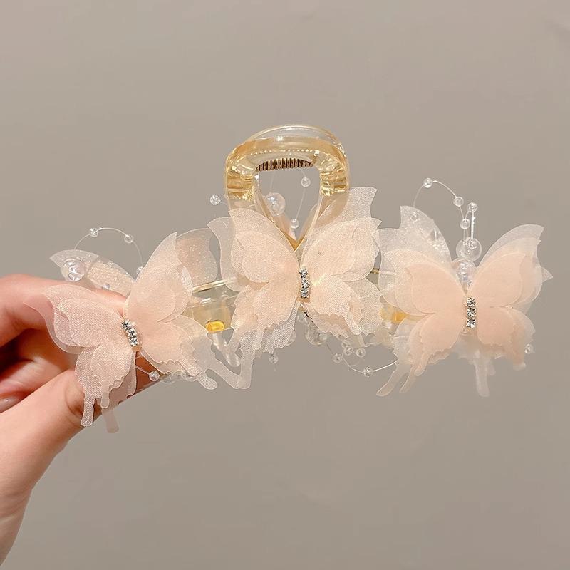 Высококачественная заколка-акула из перьев и страусиного волоса для осени/зимы - элегантный головной убор с хвостиком