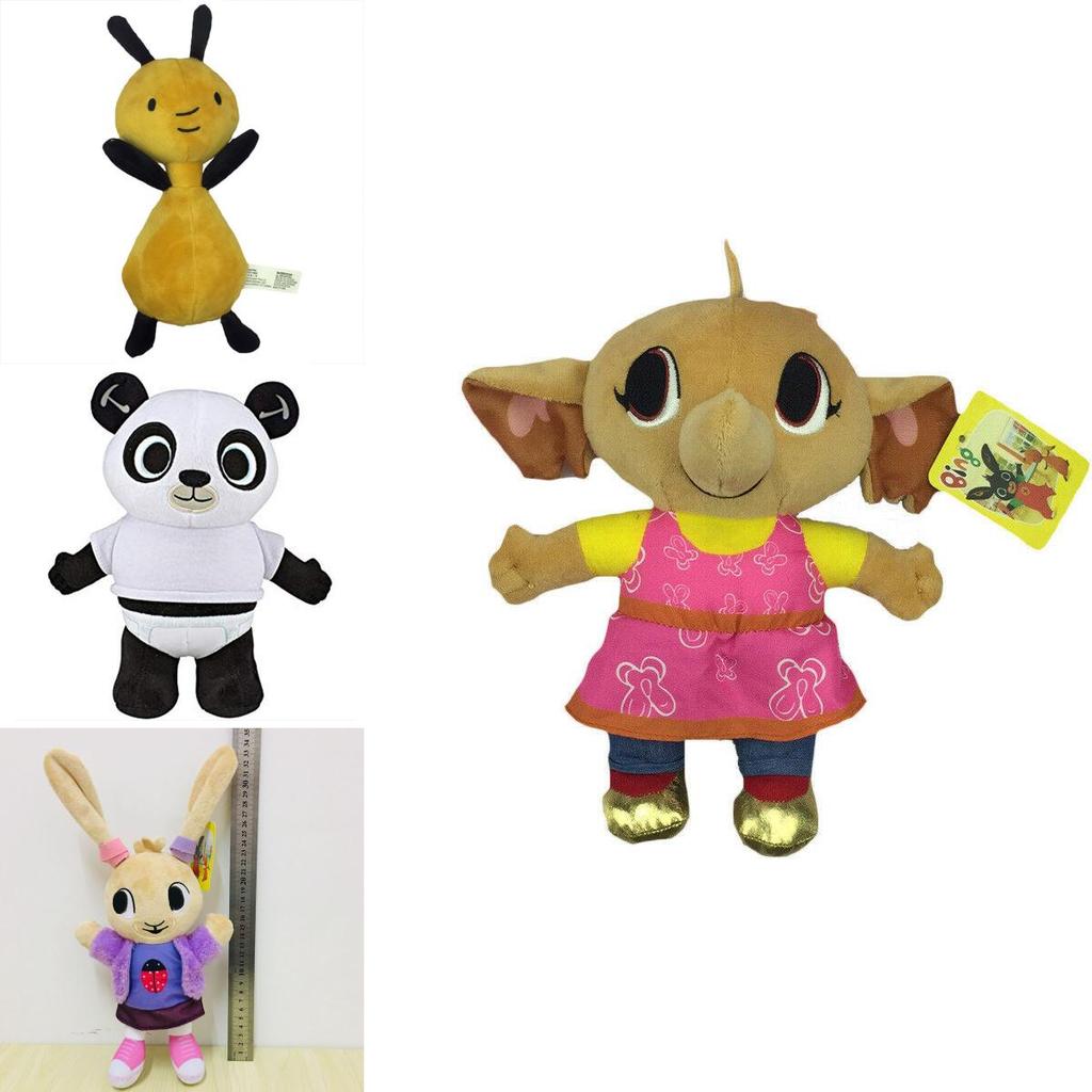 Коллекция мягких плюшевых игрушек Bing Bunny с участием Сулы, Флэпа, Пандо и очаровательных кукол-кроликов