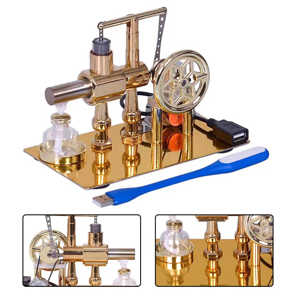 for educational Display As Shown In The Picture Single Cylinder Generator for educational Model Metal Engine Model Visual