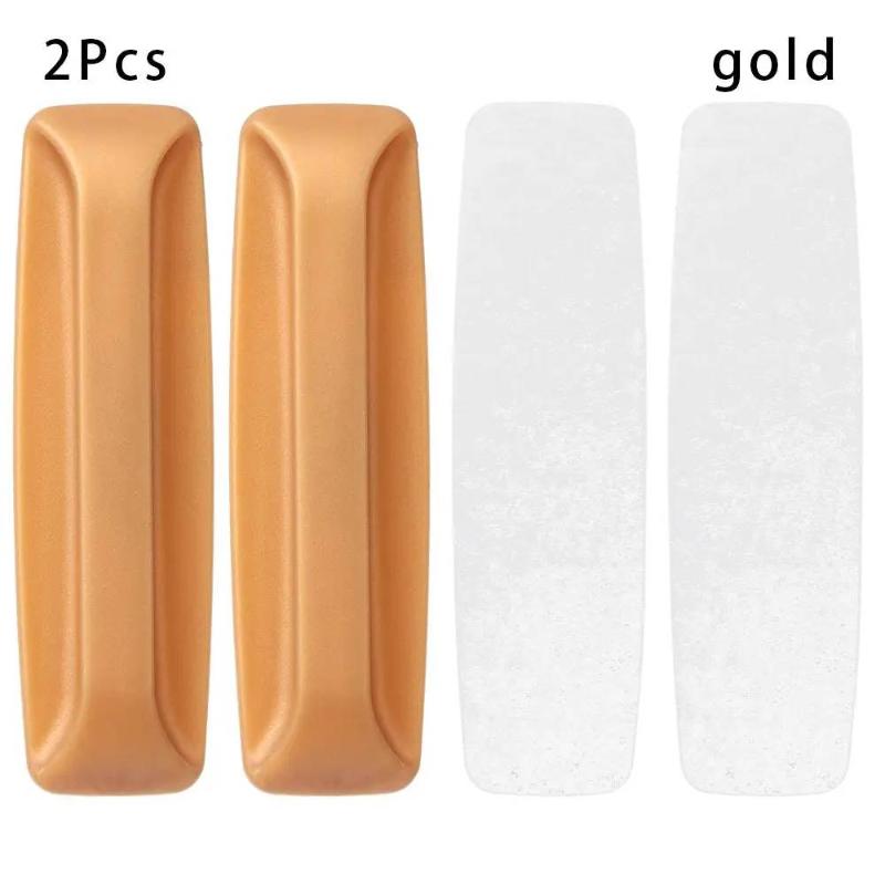 Multi-purpose Colorful Cabinet Pulls Auxiliary Window Door Wardrobe Pulls Furniture Decor Self-adhesive Handles 2Pcs