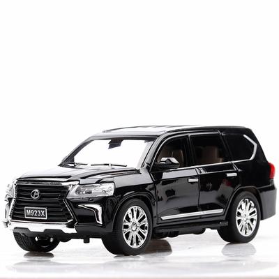 Игрушечная машина 1/24 LEXUS LX570 Металлическая игрушечная машина из сплава Литые игрушечные машины и игрушечные транспортные средства Модель автомобиля Миниатюрная масштабная модель автомобиля Игрушки для детей