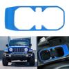 1PC Car Front Drink Cup Holder Decoration Cover Fit For Jeep Wrangler JL / Gladiator JT 2018 - 2021