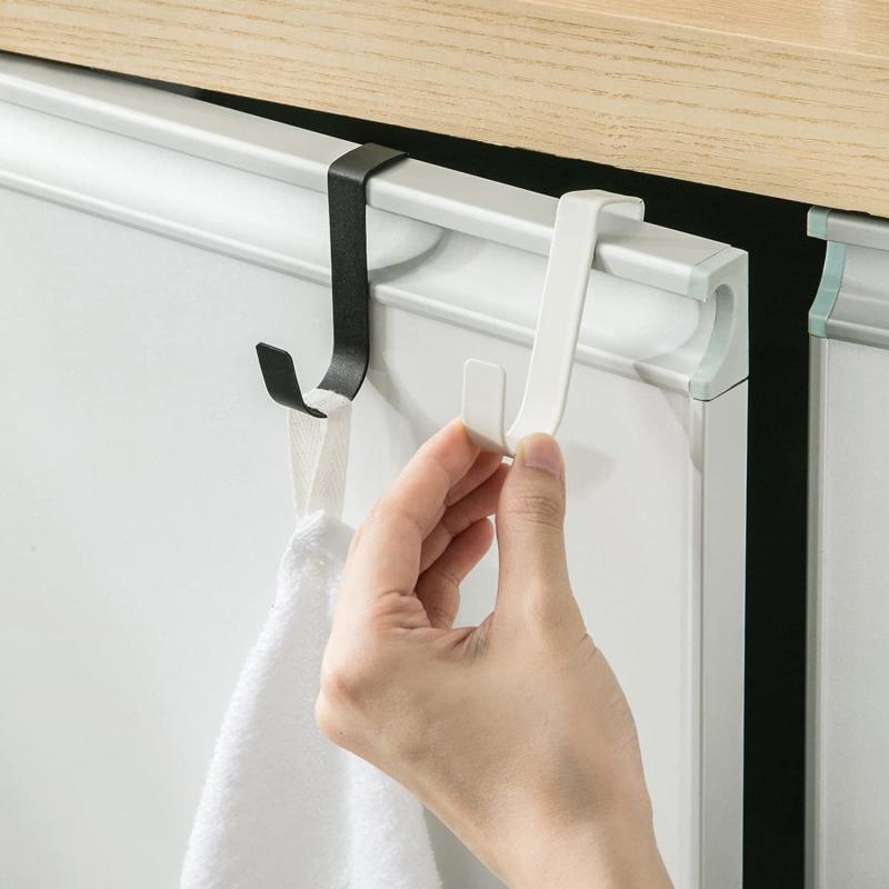 Multi-Purpose Hooks Kitchen Cabinet Door Back Hook Hanging Rack Clothes Storage Hook