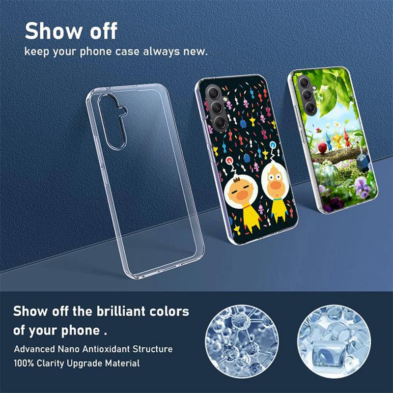 Game Pikmin 4 Phone Case for Samsung A16 A26 A36 A56 A17 A37 A57 A07 A06 A02S A03 A04S A05S Galaxy Note 20 10 A50S A71 A51 A31 A