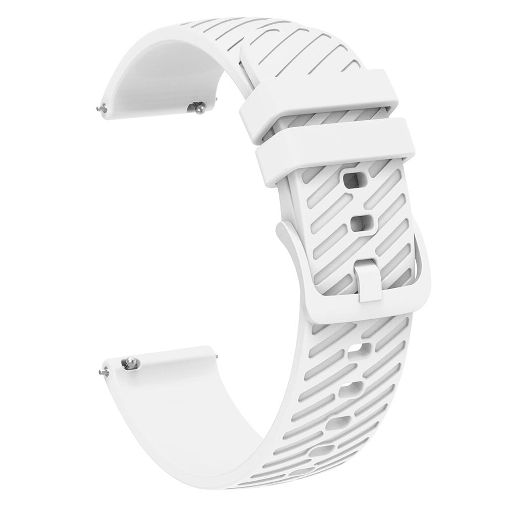 For Samsung Galaxy Watch3 45mm/Gear S3 Classic/S3 Frontier Silicone Strap Textured 22mm Watch Band