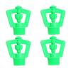 10PCS G1/2 Male Thread Irrigation Sprinkler 360 Degree Lawn Sprinkler  Garden Lawn Irrigation