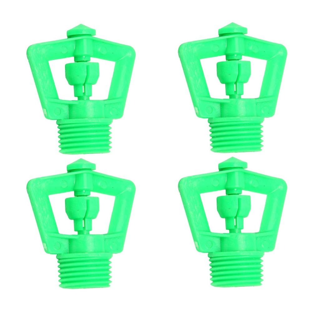 10PCS G1/2 Male Thread Irrigation Sprinkler 360 Degree Lawn Sprinkler Garden Lawn Irrigation