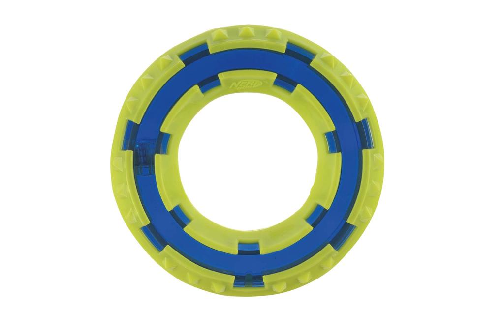 Richell Dog Toy Nerf Dog Light Spike Ring 6i