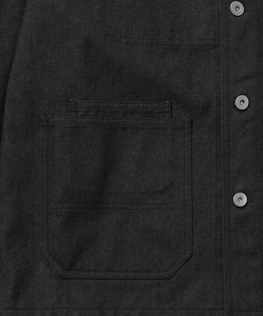 Musinsa Standard Denim-Like Chore Jacket [Black]