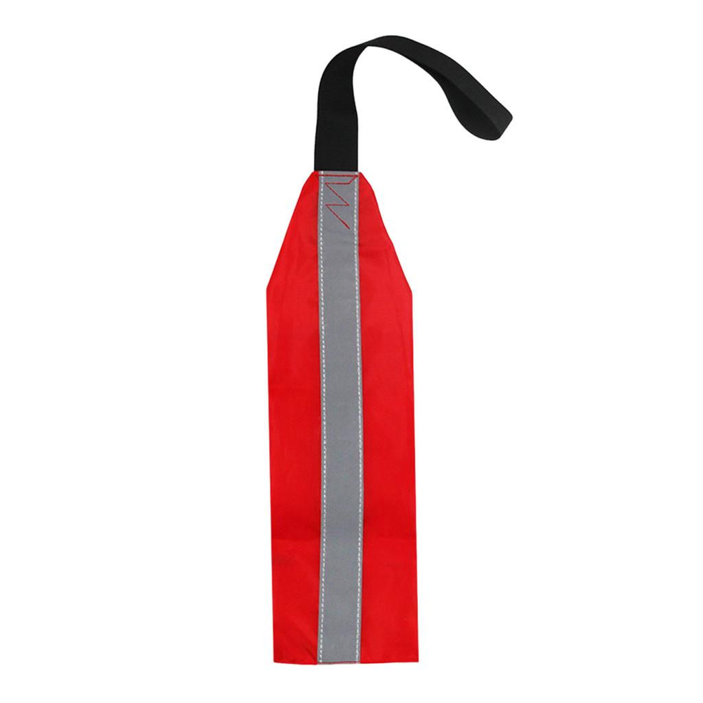 Safety Boat Flag with Webbing Kayak Safety Flag Reflective Strips Trailer Warning Flags for Boating Fishing Canoe Trailer Use