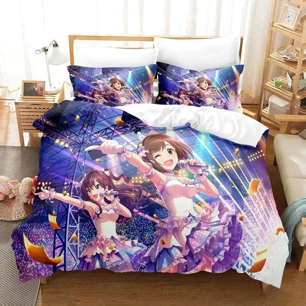 Набор постельного белья The Idolm@Ster Cinderella Girls Starlight Stage Спальня Мягкие Современные Покрывала Удобное Пододеяльник Наволочка