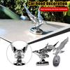 3D Car Bonnet Front Hood Eagle Ornament Badge Auto Modification Emblem Cover Decoration Accessories Eagle