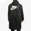 Nike Хлопковая куртка с капюшоном и логотипом в виде буквы, мужская верхняя одежда, черная BV4695-010