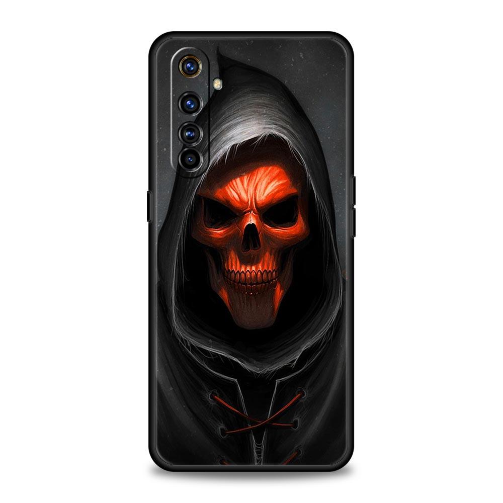 Чехол для телефона Grim Reaper с черепом и скелетом для Realme GT Neo 2 3 3T, чехол для Realme 10 9 8 5G 7 6 GT2 Pro Plus 9i 8i C21 C11 C25 C35
