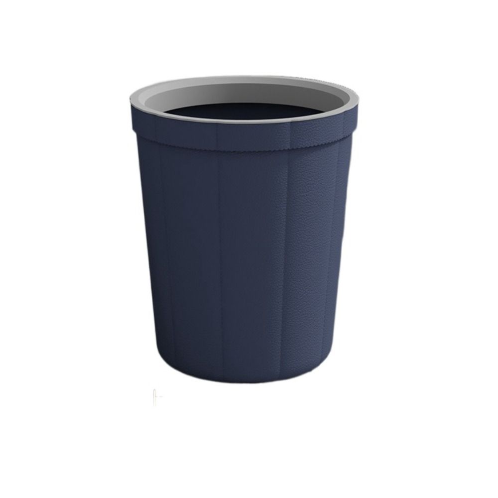 Мусорное ведро большой вместимости Креативная круглая пластиковая корзина для макулатуры Прочная без крышки Мусорный бак для дома