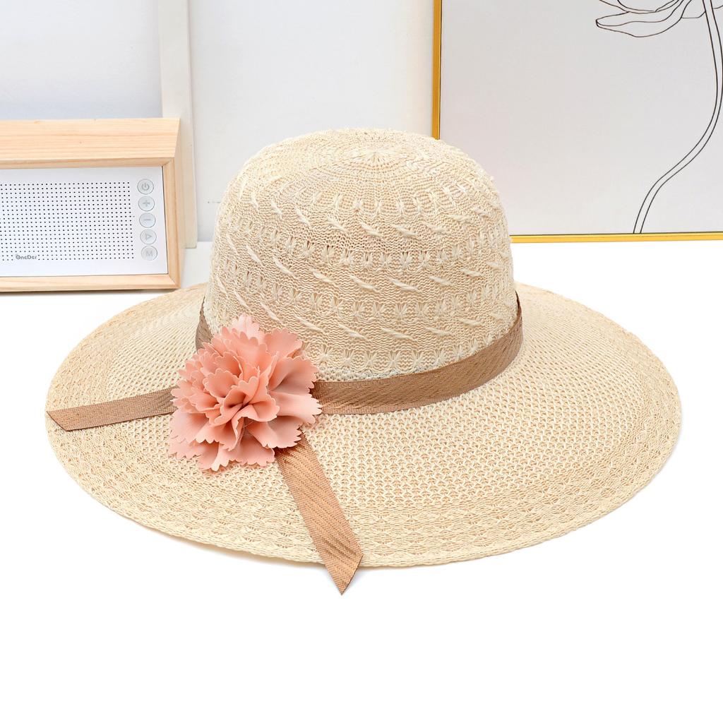 Новая летняя женская соломенная шляпа, пляжная шляпа, уличная солнцезащитная шляпа с защитой от ультрафиолета, защита от солнца и солнцезащитный козырек