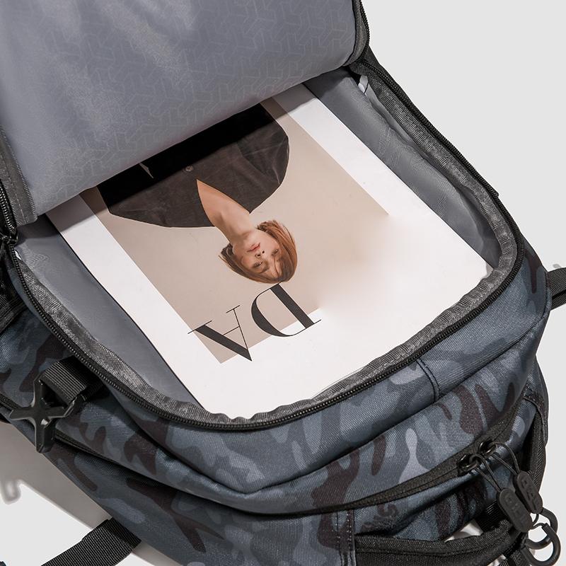 Мужской рюкзак большой вместимости, школьный рюкзак для ученика средней школы, камуфляжный принт, рюкзак для компьютера