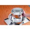 Endo Shoji TKG Strainer, One-Touch Strainer Frame, 24cm, Outer Diameter x Height (mm): 240 x 100. Made of rust-resistant, hygienic stainless steel. On