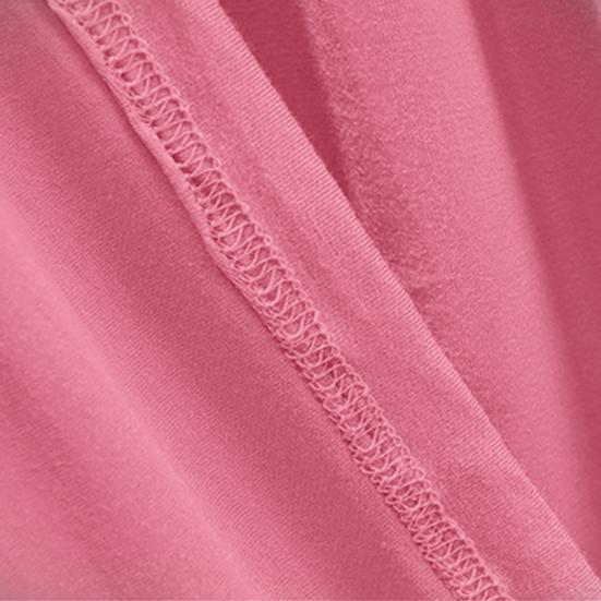 Женское ночное платье, плиссированное тонкое платье с круглым вырезом и короткими рукавами, свободное спальное однотонное платье до колена, одежда для сна, домашнее платье, женская одежда