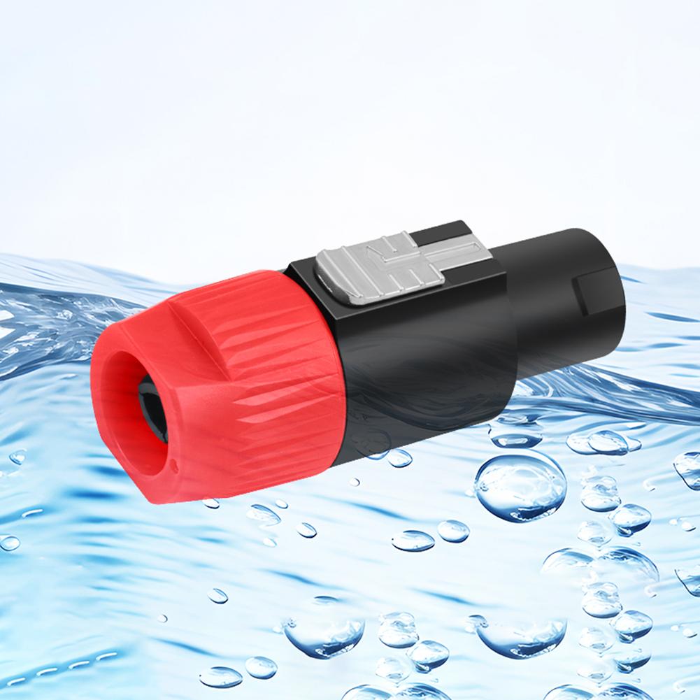 10Pcs/Lot 4-Pole 4Pin NL4FC Connector Ohm Plug Speaker Audio Cable Plug Adapter 4 Pin Speakon Female Jack Accessories