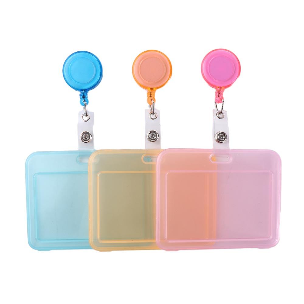 School Supplies Bus Card Holder Transparent Card Cover Student Card Sleeves Credit Cards Protector