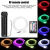 Комплект оптоволоконного освещения 12 В RGBW Светодиодное потолочное звездное освещение для приложения Bluetooth Музыкальные фестивали для вечеринок