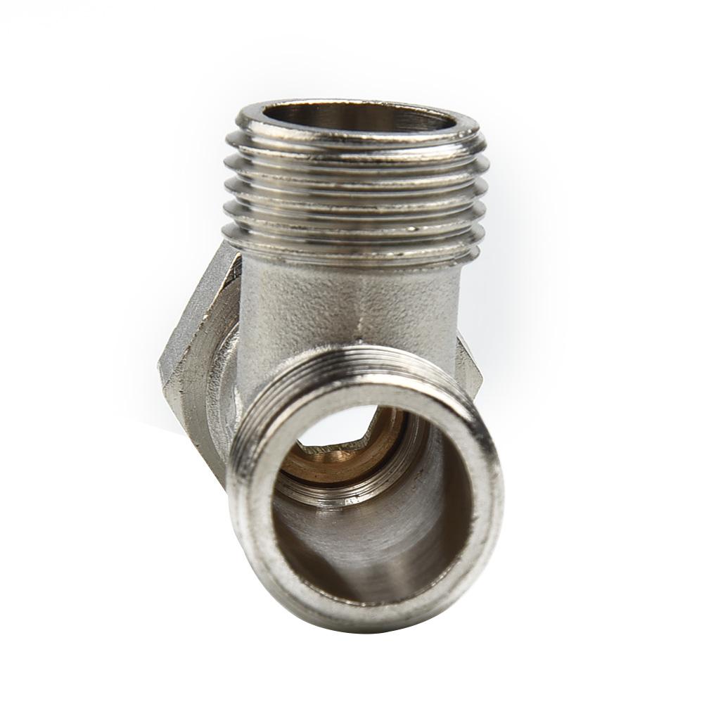 1 Pack Toilet 304 Copper T-Adapter G1/2 T-Valve For Bath Bidet Sprayer /Shower
