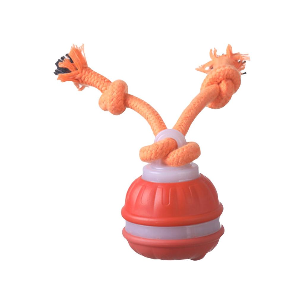 Интерактивные игрушки для собак, новые игрушки для собак с пищалкой, активный катящийся мяч для щенков и средних собак, перезаряжаемый через USB