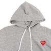 COMME des Parka Свитер PLAY COMME des GARCONS RED HEART PLAY ТОЛСТОВКА С КАПЮШОНОМ T170 Серый M [PLAY GARCONS] Мужская [Товар]