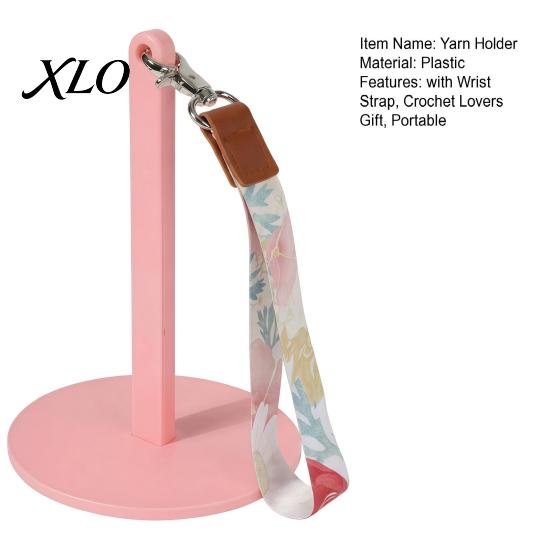 Home Knitting Tools Portable Wrist Yarn Holder, Ball Dispenser for Crocheting, Knitting, Stand Spinner with Strap, Gift Crochet Lovers Holder