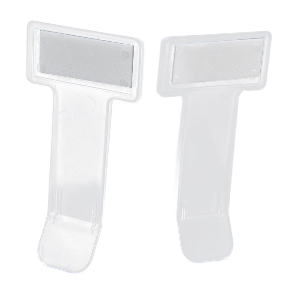 10 шт. зажим для карточек, твердый зажим для сдачи купюр, парковочного талона, экономящий место, прозрачный зажим