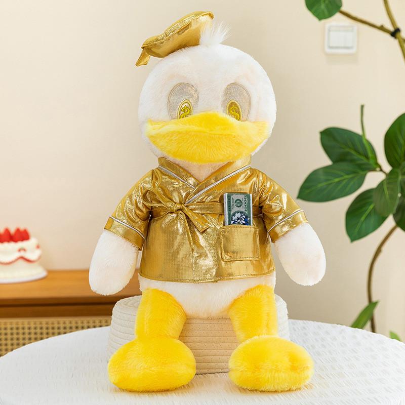 Плюшевая игрушка Дональд Дак с мягким коротким ворсом для детей, подарок на день рождения