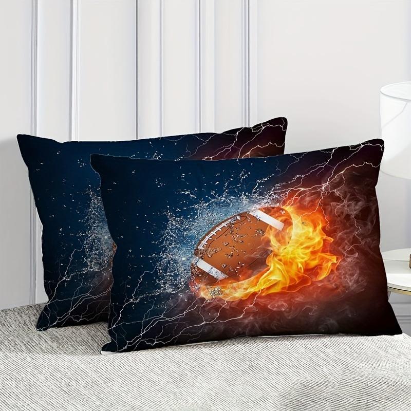 Регби Американский футбол Домашний текстиль Цифровая печать Комплект постельного белья из трех предметов