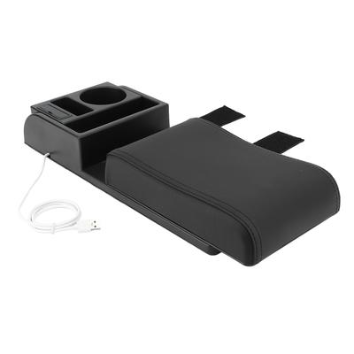 Автомобильная подушка-подлокотник на центральную консоль с USB-интерфейсом, многофункциональная, с отсеком для хранения, для автомобилей