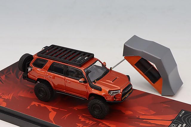 FREESTYLE Gaincorp Products Масштаб Toyota 4Runner Widebody Overland DiecastTalk Custom Inferno Orange Готовая модель 1/64 (чистый) DTG0018-OR