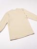 Gunze RP8410 Beige Quilted Long Size M to Japanese size Men's Undershirt, Sleeve, U-Neck, (equivalent M)