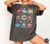 Vintage Desert Town T-Shirt, Retro Animated Racecar Characters Graphic Tee, Theme Park Land Shirt, Family Trip Outfits, Animated Fan Gift