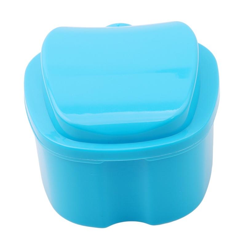 Яблоко Форма Зубной Протез Ванна Коробка Чехол Стоматологическая Коробка Для Хранения Искусственных Зубов С Подвесной Сеткой Контейнер Товары Для Дома